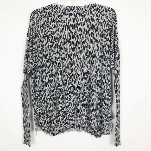 Sweet RomeovAnimal Print Sweater Size Small - Picture 7 of 10